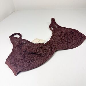 Free People Madi Underwire Bra in Hickory size 36b NWT